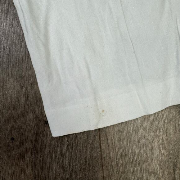 J Crew Linen Blend Wide Leg Pleated Trouser Workwear Pants US Women's 10 New - Picture 6 of 7